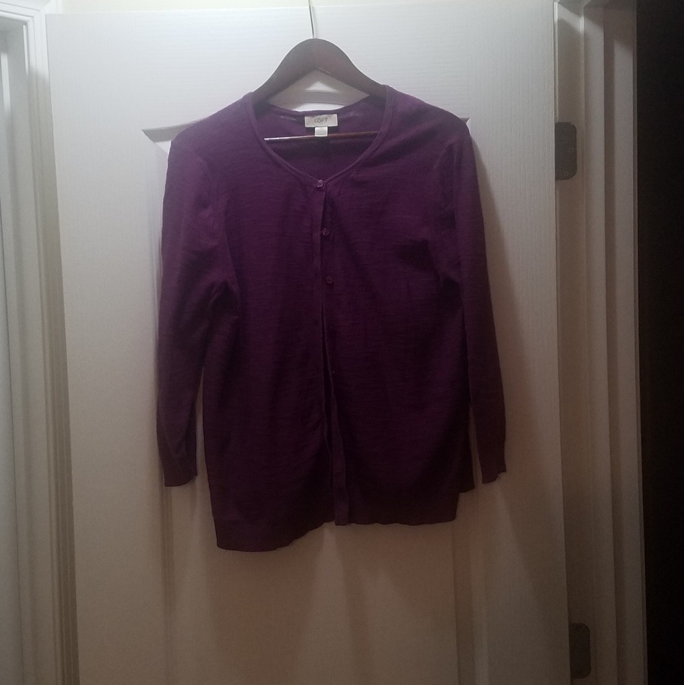 Lightweight 3/4 sleeve cardigan